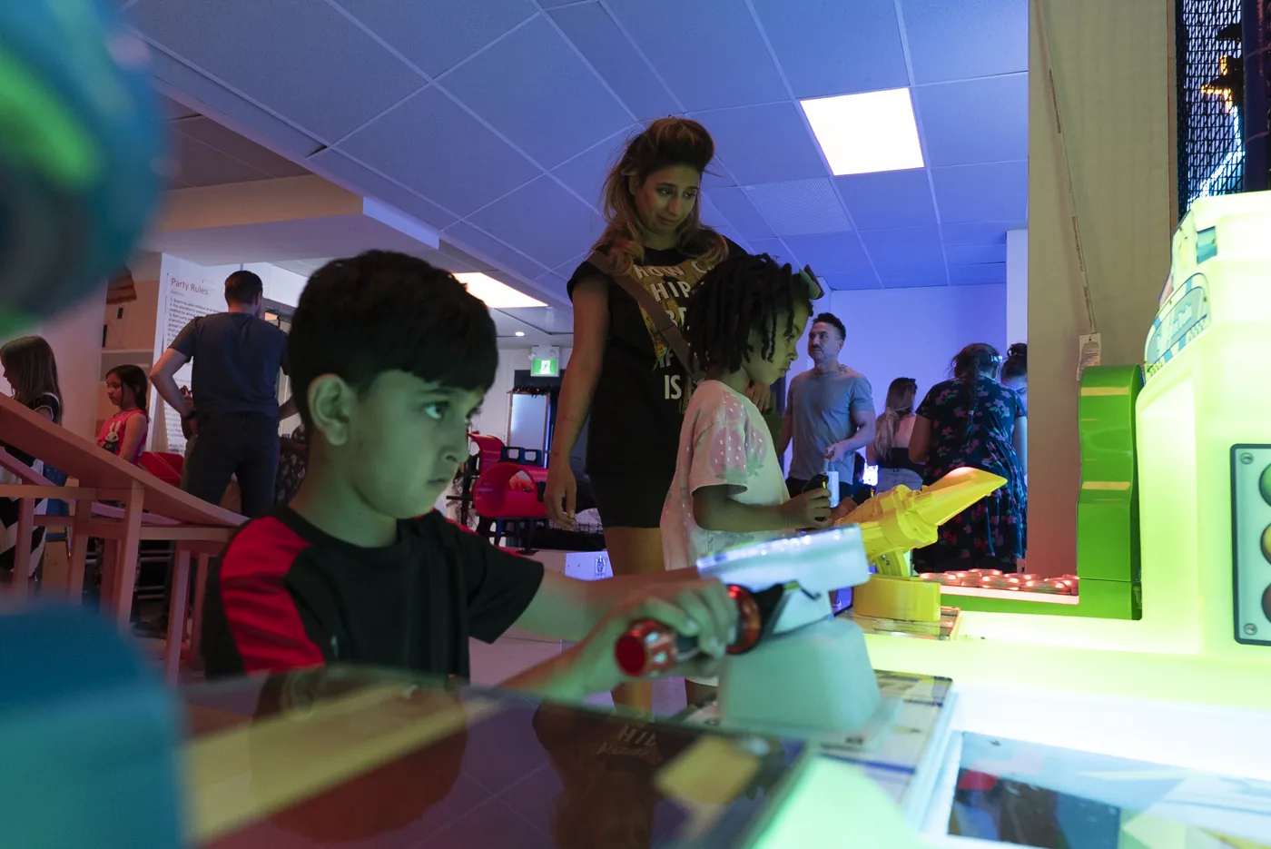 Arcade games at Kart Town