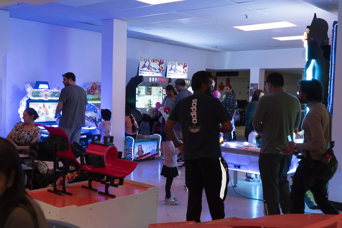 Arcade games at Kart Town