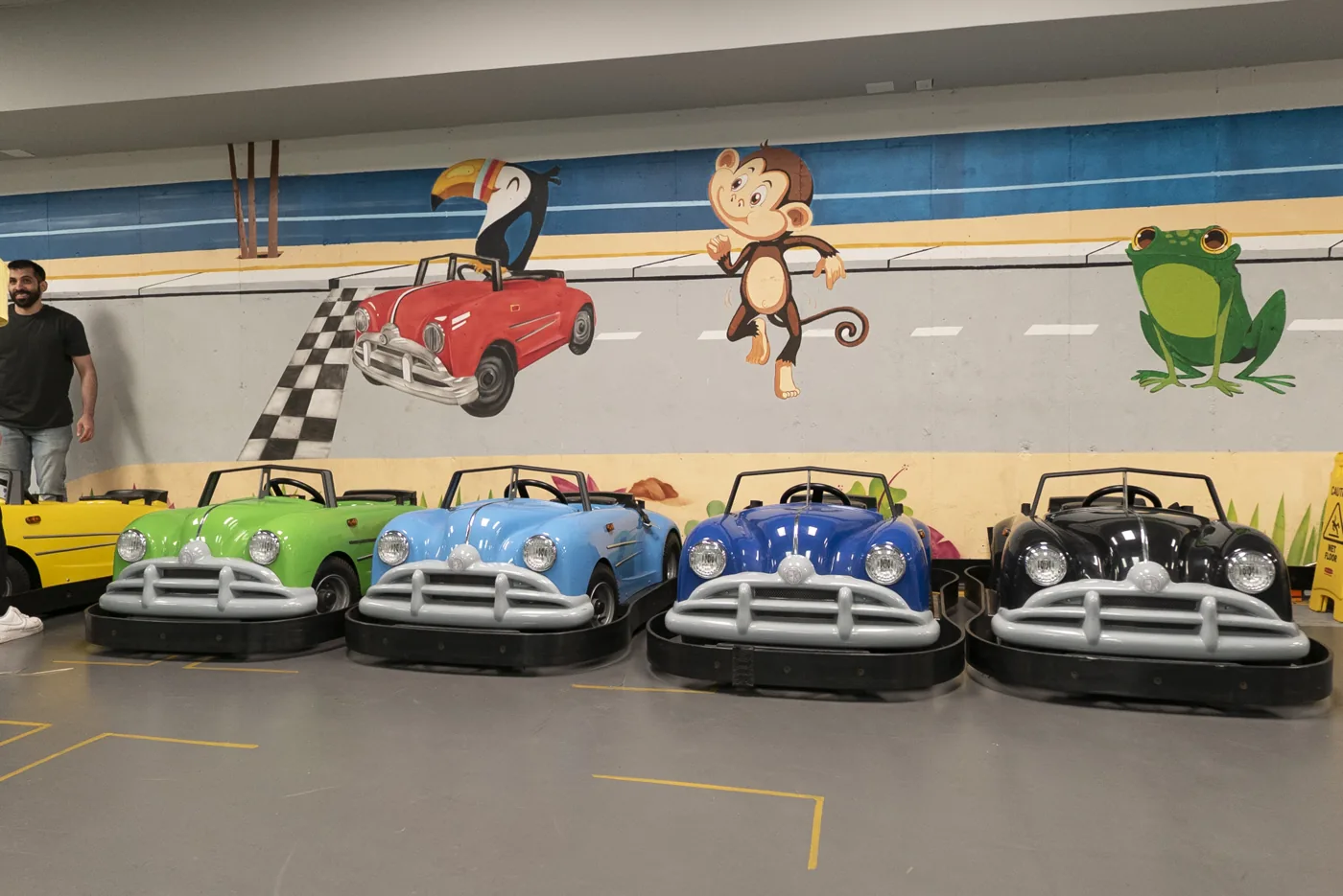 Classic Karts lined up at Kart Town