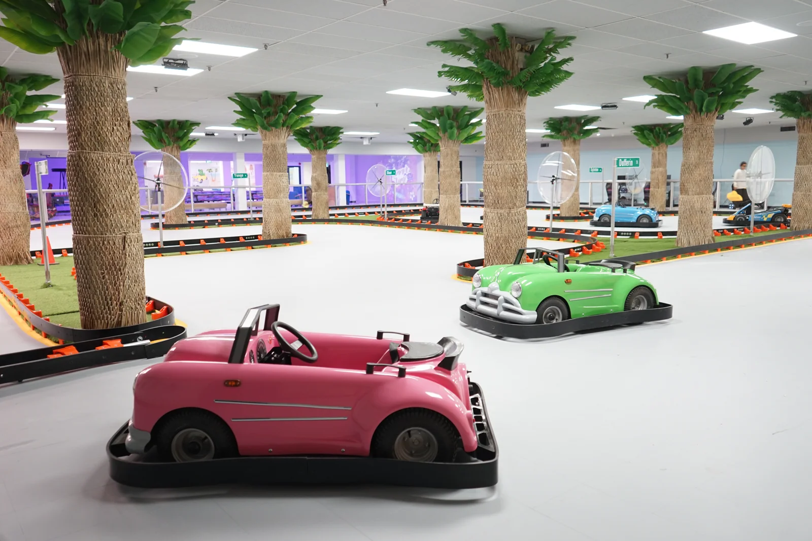 Classic Kart ride on the indoor track at Kart Town