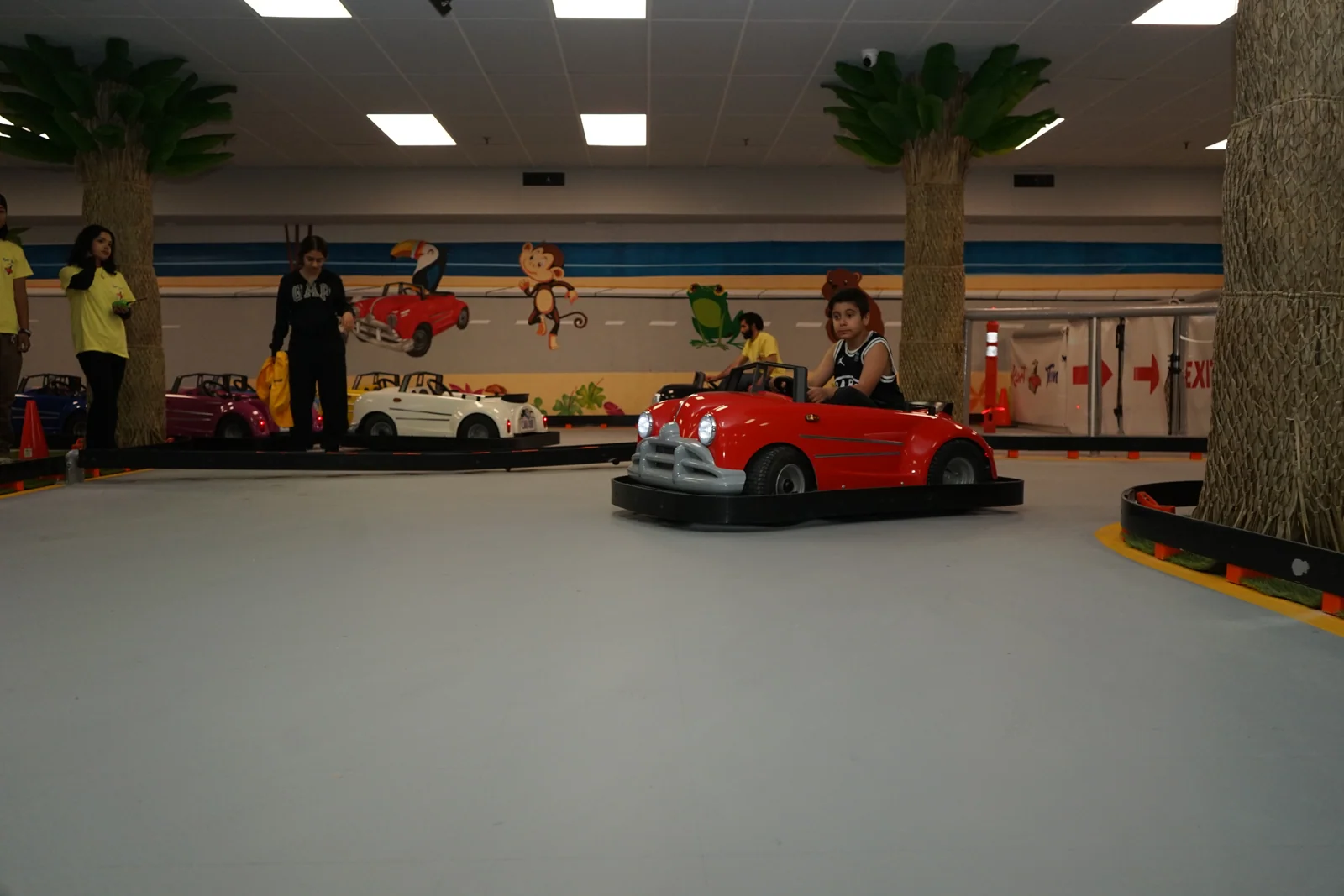 Classic Kart ride on the indoor track at Kart Town