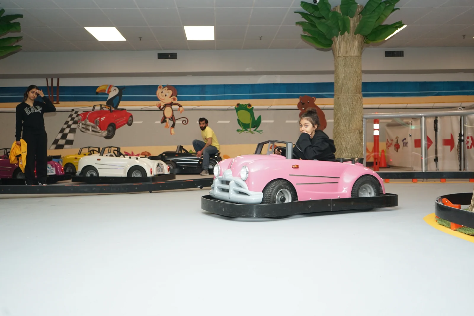 Classic Kart ride on the indoor track at Kart Town